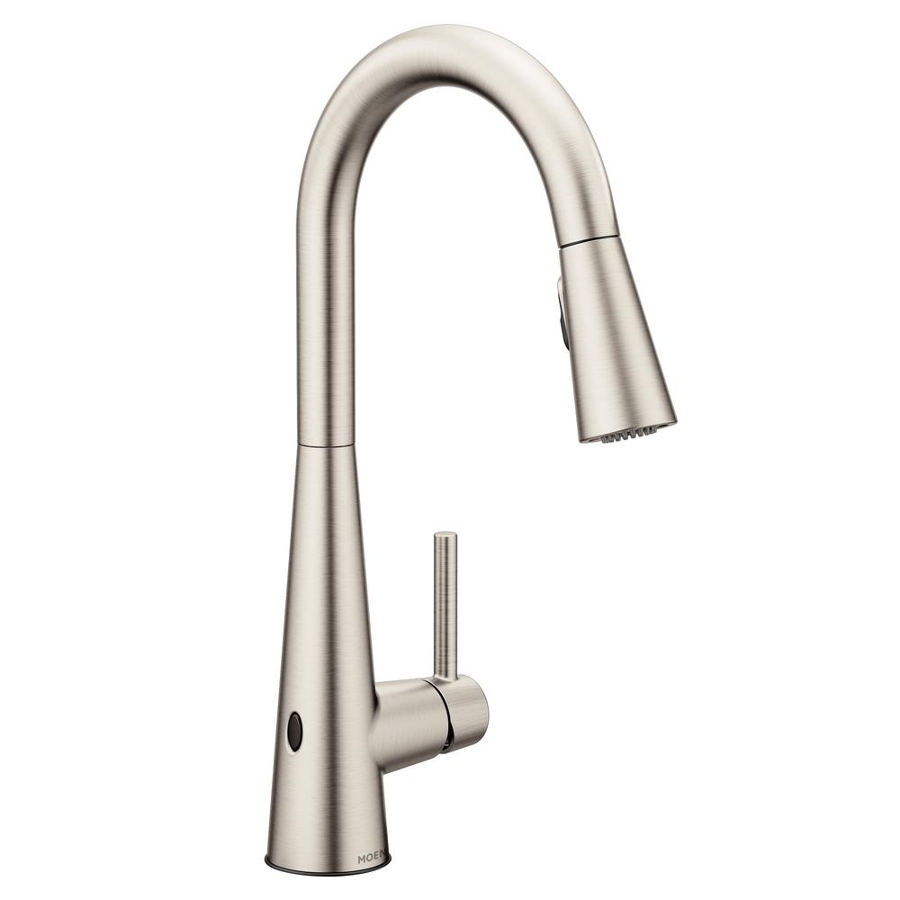 Moen Sleek Touchless Single Handle Pull Down Sprayer Kitchen