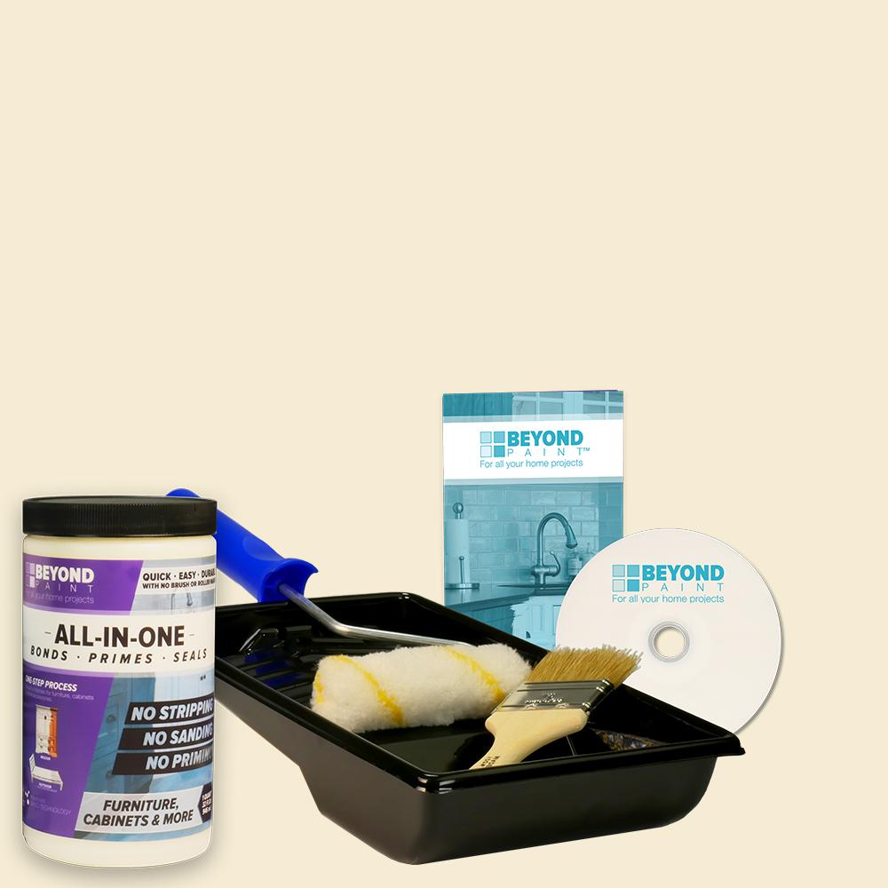 Beyond Paint 1 Qt Off White Furniture Cabinetore Multi Off White Furniture Cabinetore Multi Surface All In One Refinishing Kit