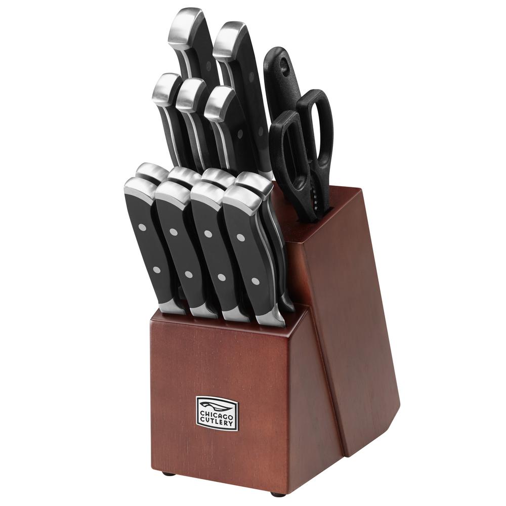 Chicago Cutlery Armitage 16Piece Knife Block Set1132332 The Home Depot