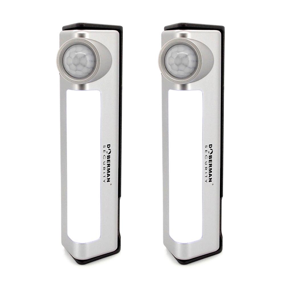 Doberman Security Wireless Door Motion Detector Light Alarm Combo