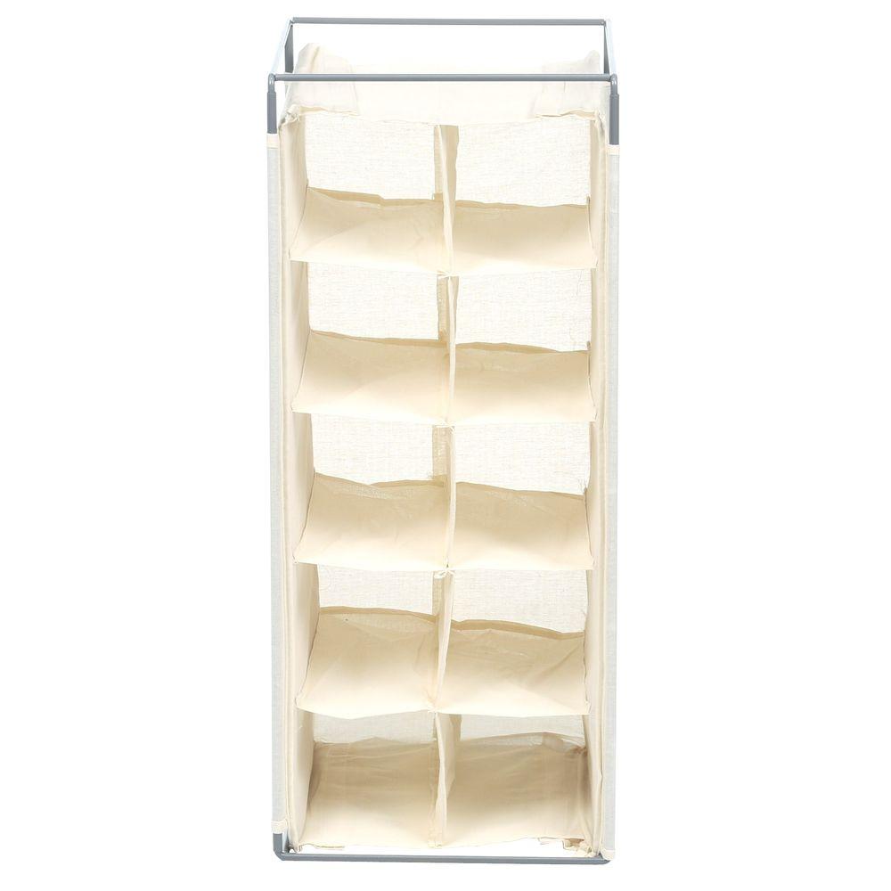 Canvas Shoe Storage Storage Organization The Home Depot