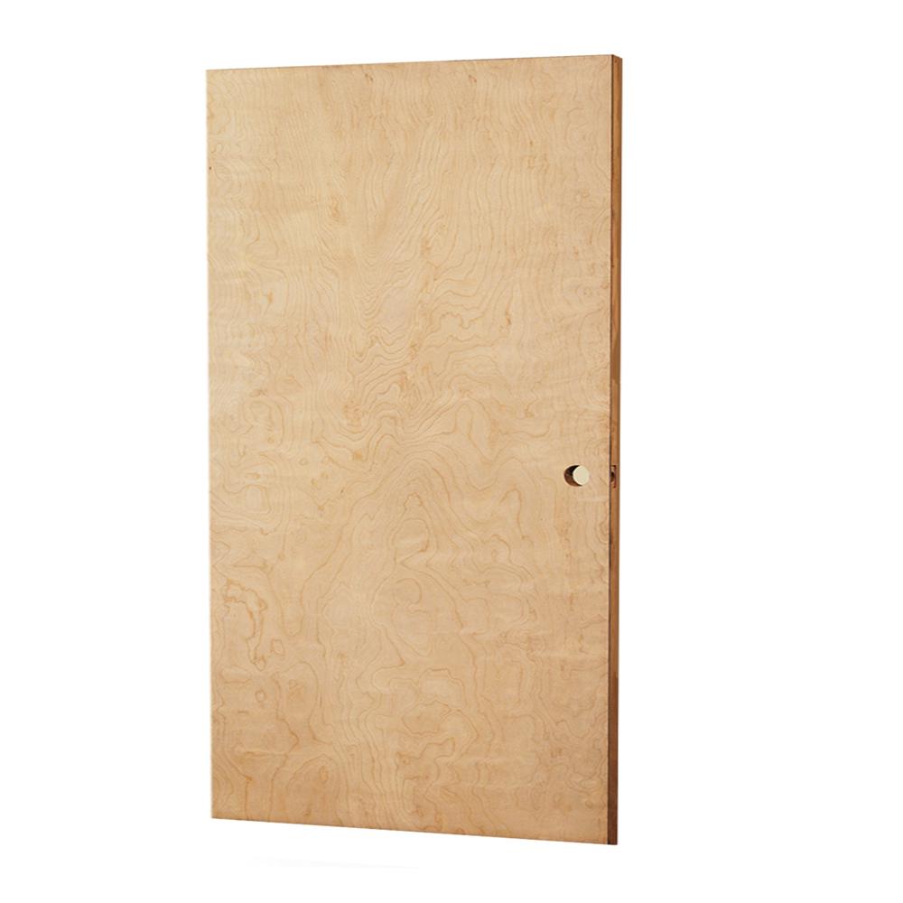 Masonite 36 in. x 80 in. Smooth Flush Hardboard Solid Core Birch Veneer