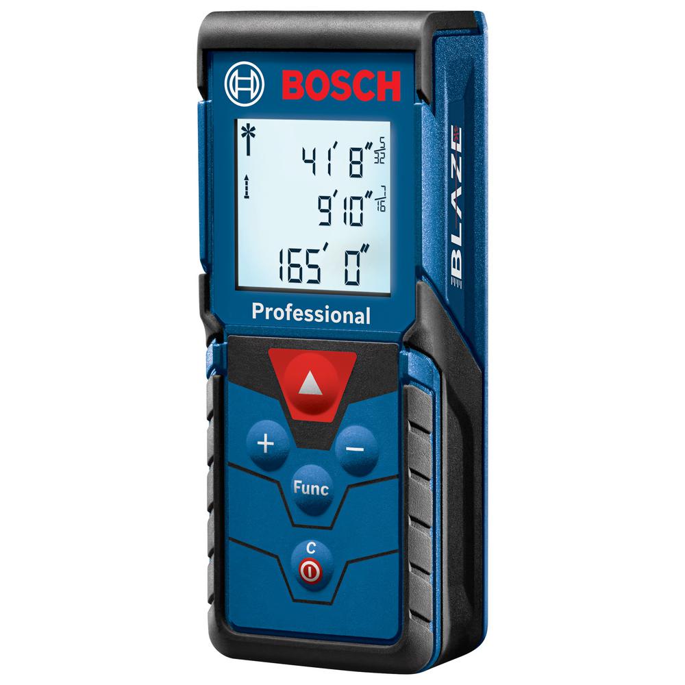 Bosch Blaze Pro 165 Ft Laser Measurer Glm165 40 The Home Depot