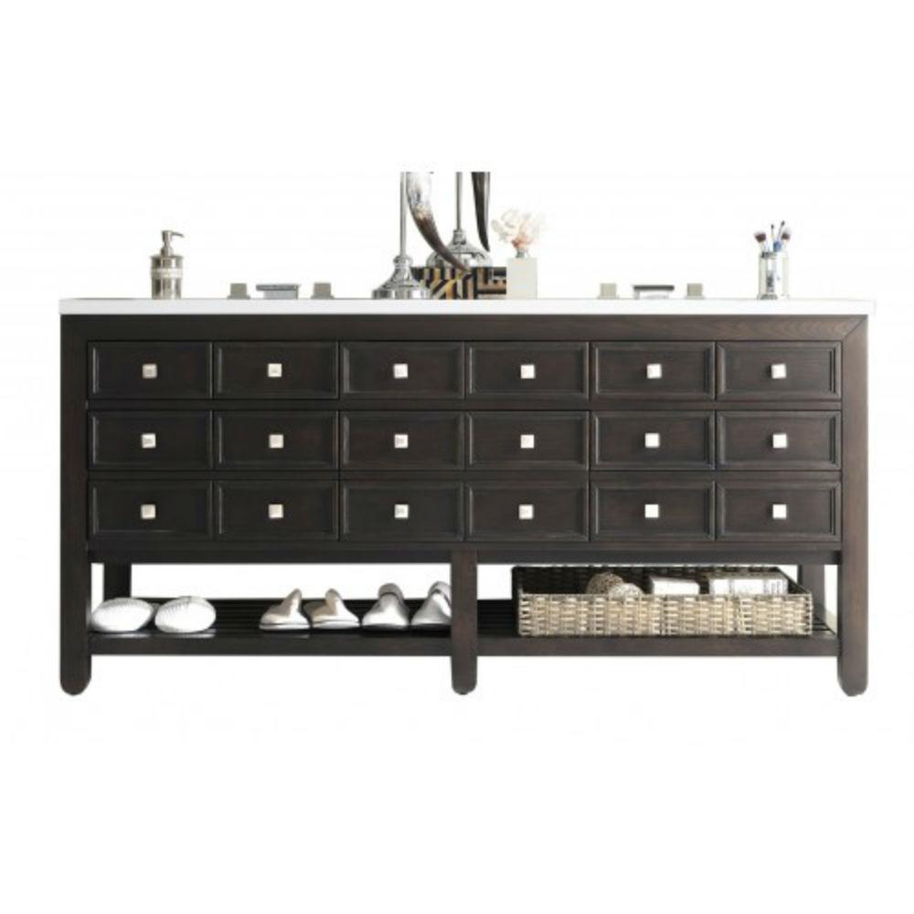 Quartz 62 70 In Double Sink Bathroom Vanities Bath The Victoria 69 In W Double Bath Vanity Cerused Espresso Oak With Quartz Top