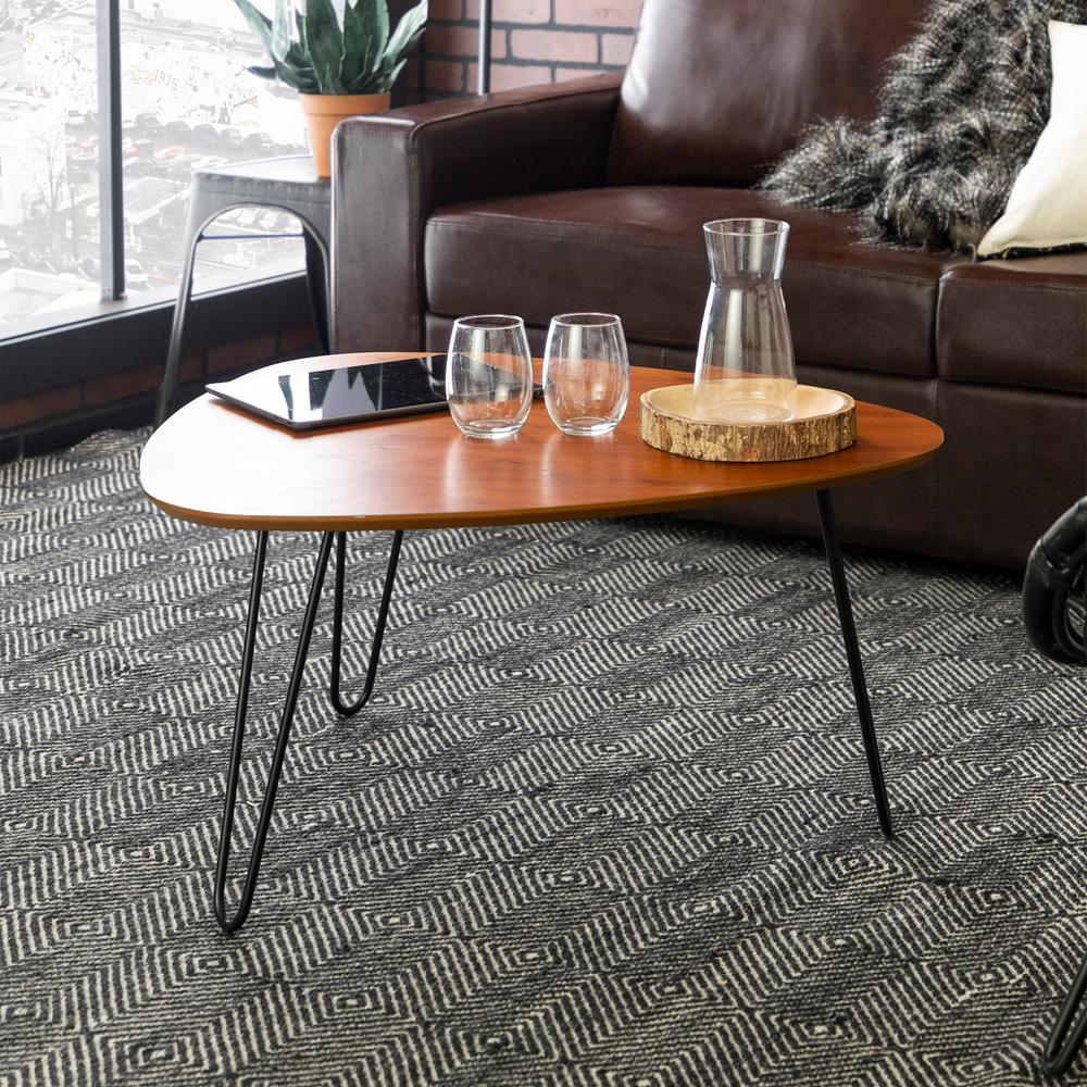 Walker Edison Furniture Company Mid Century Modern Wood Coffee Table