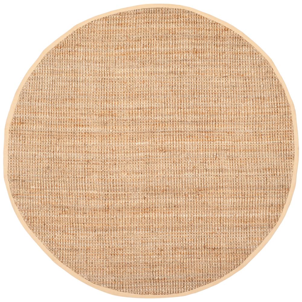 Safavieh Natural Fiber Beige 7 Ft X Round Area Rug