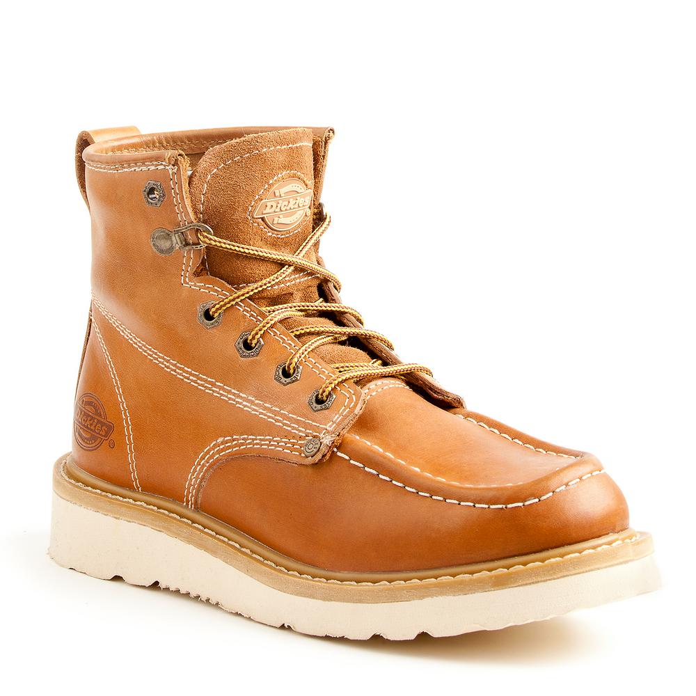 Dickies Men's Trader 6 in. Work Boots - Steel Toe - TAN Size 8(M) was $89.99 now $49.49 (45.0% off)