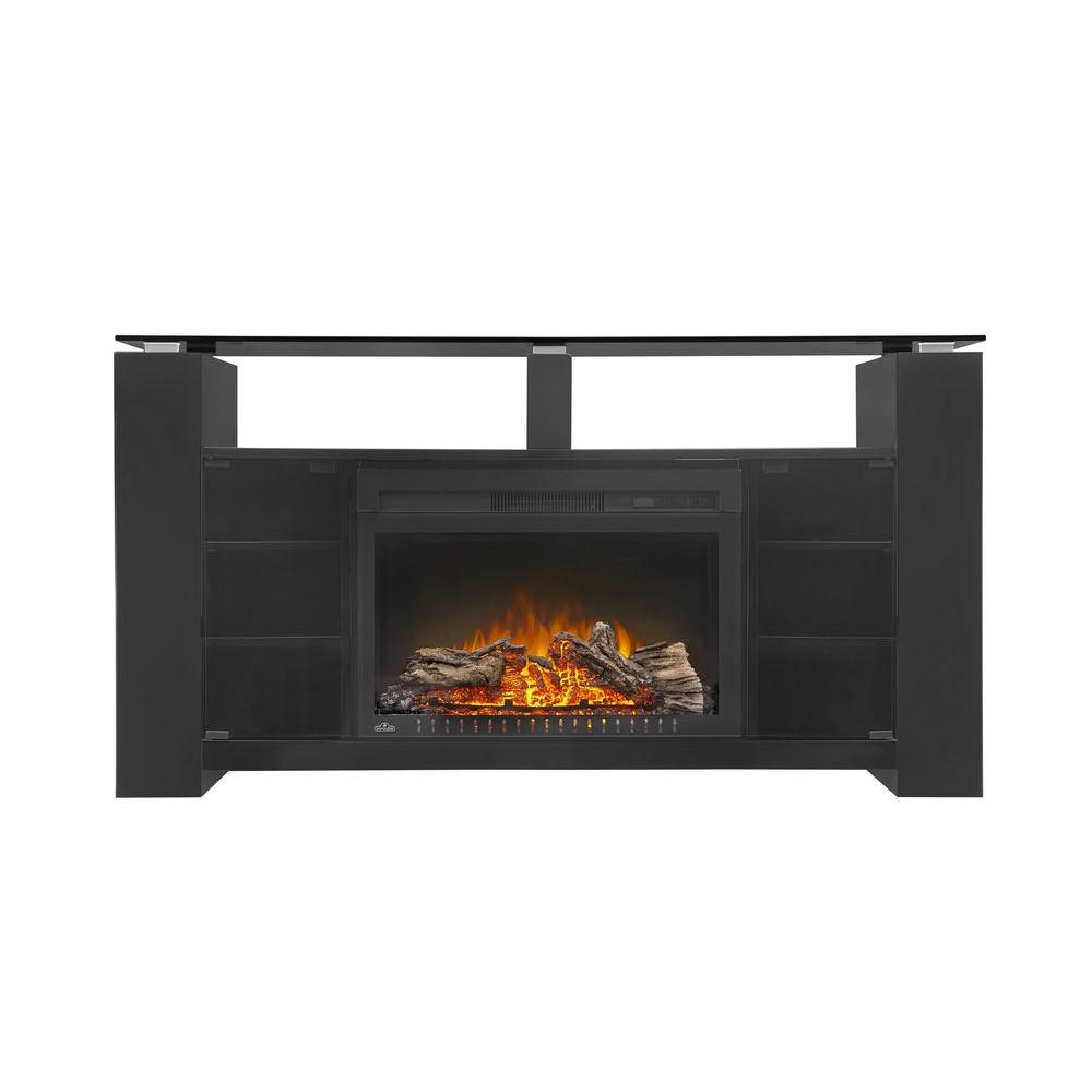 Real Flame Fresno 72 In Media Console Electric Fireplace Tv Stand Black G1200e B The Home Depot - Fresno Tv Stand For Tvs Up To 78 With Electric Fireplace Included Real Flame Fresno 72 In Media Console Electric Fireplace Tv Stand Black G1200e B The Home Depot - Fresno Tv Stand For Tvs Up To 78 With Electric Fireplace Included