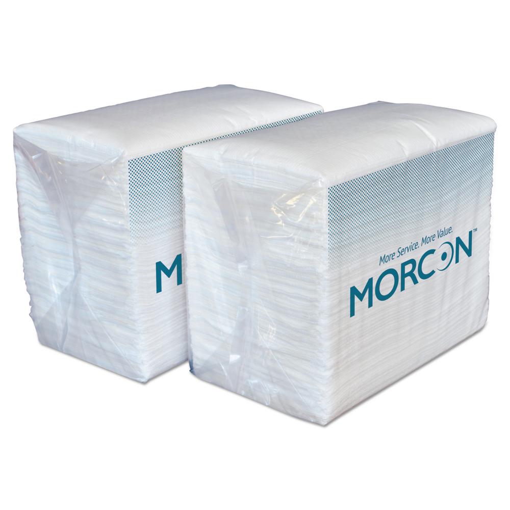 Morsoft Dinner Napkins, 2Ply, 14.5 in. x 16.5 in., White, 3,000/Carton