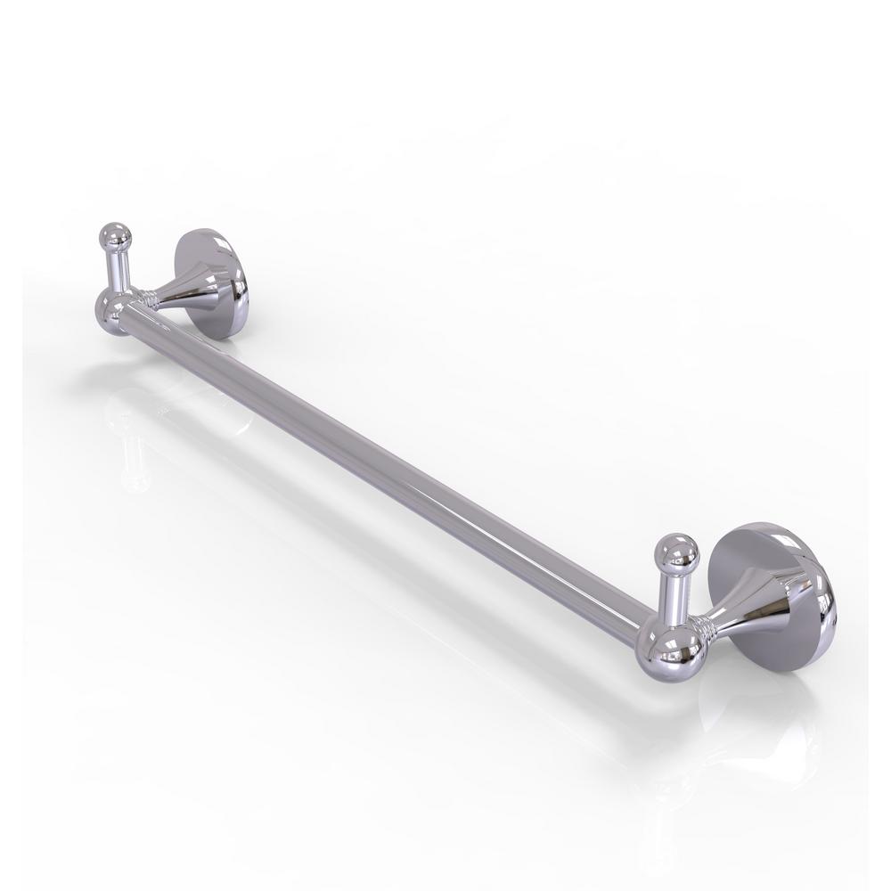 Allied Br Shadwell Collection 18 In Towel Bar With Integrated Hooks Polished Chrome Allied Br Shadwell Collection 18 In Towel Bar With Integrated Hooks Polished Chrome