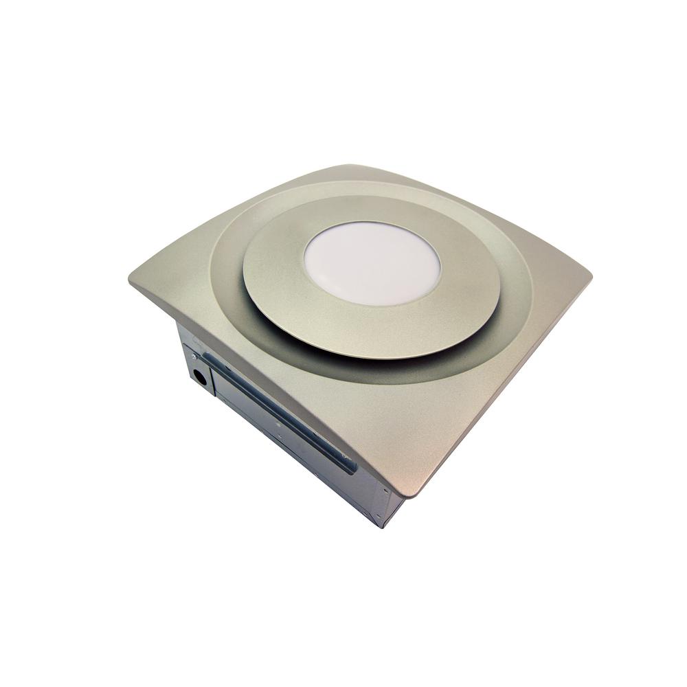 Aero Pure Slim Fit 90 Cfm Bathroom Exhaust Fan With 10 Watt 4000k Bathroom Exhaust Fan With 10 Watt 4000k