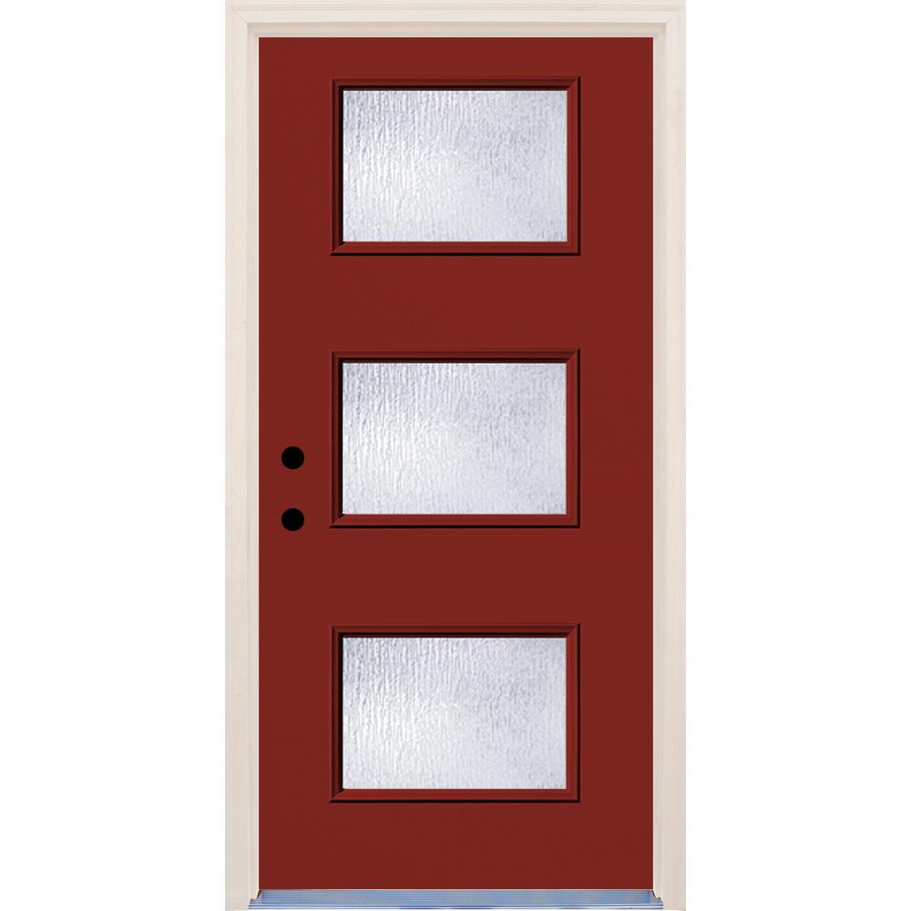 Red Modern Front Doors Exterior The Home Depot 36