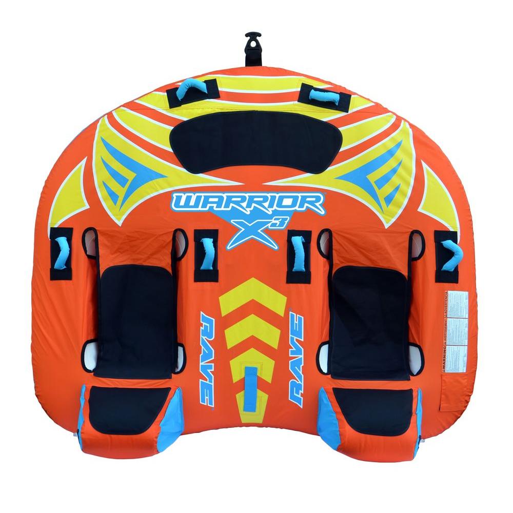 RAVE Sports Warrior X3 70 In. X 80 In. Inflatable Boat Towable-02643 ...