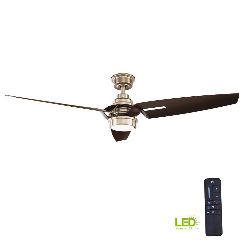 Modern 4 Dc Motor Integrated Led Ceiling Fans With