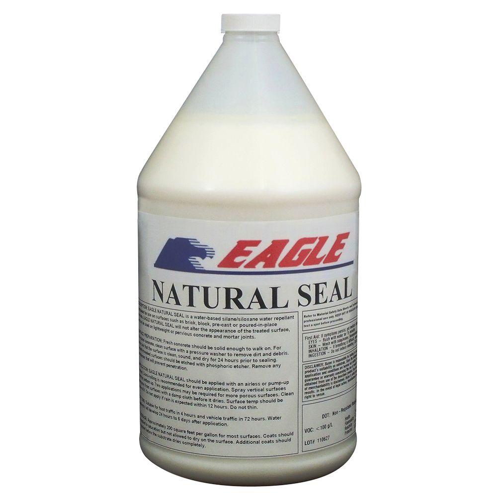 1 Gal. Natural Seal Penetrating Clear Water-Based Concrete and Masonry Water Repellant Sealer and Salt Protectant