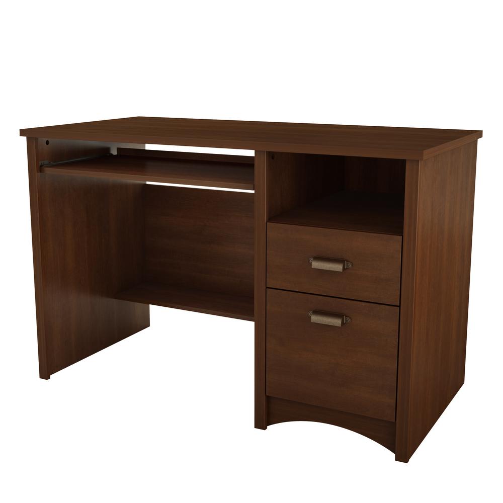 South Shore 47 5 In Sumptuous Cherry Rectangular 2 Drawer