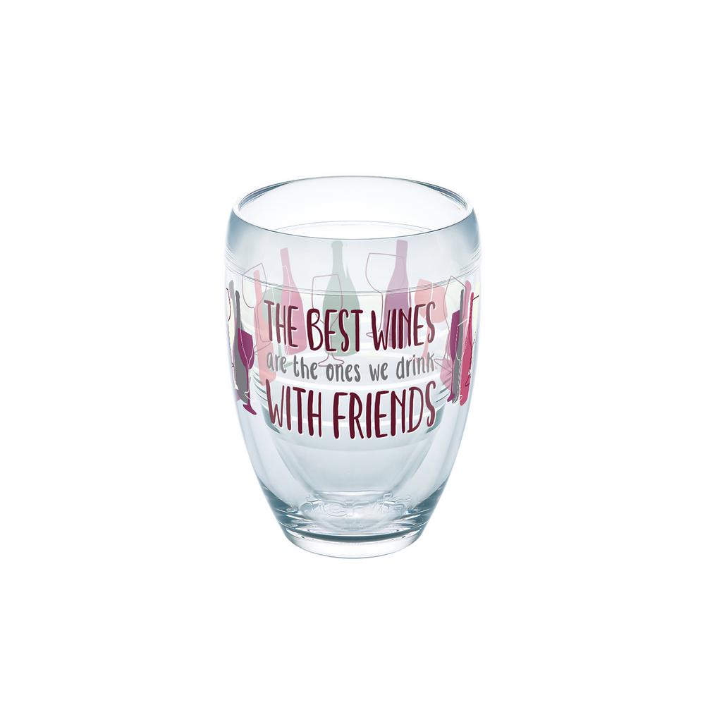 Tervis Wine With Friends 9 Oz Double Walled Tritan Stemless Tervis Wine With Friends 9 Oz Double Walled Tritan Stemless Glass