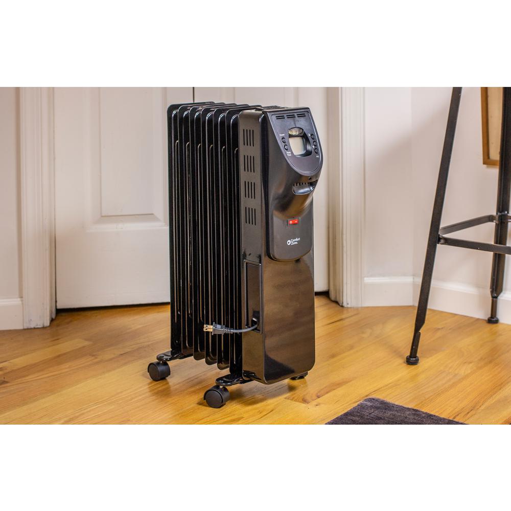 Comfort Zone 900 1500 Watt Digital Oil Filled Radiator Portable