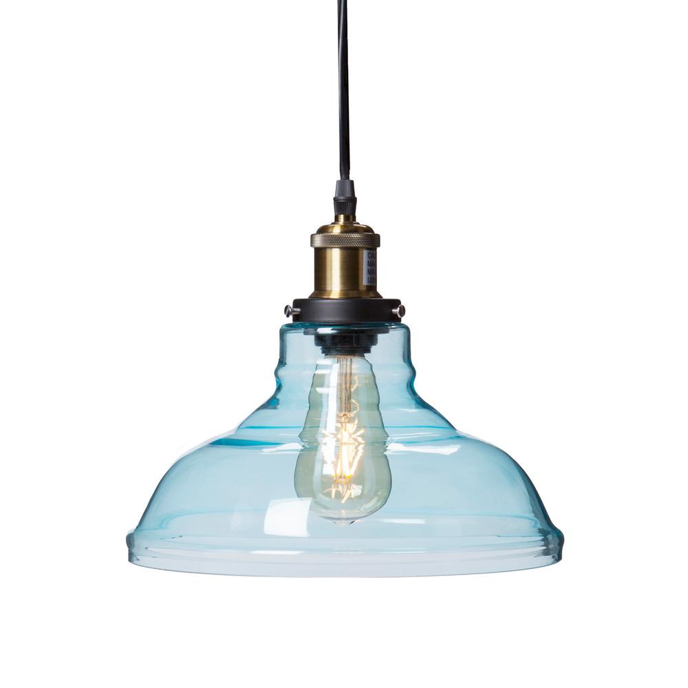 Witten 1 Light Soft Aqua Colored Gl Pendant Lamp Witten 1 Light Soft Aqua Colored Gl Pendant Lamp