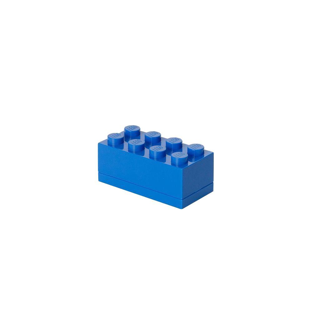 Lego Mini Box Bright Blue Stackable Box 40120631 The Home Depot