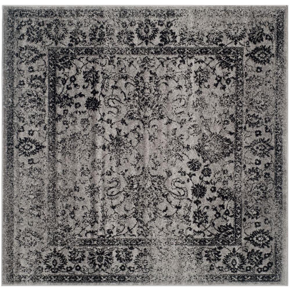 Safavieh Adirondack Grey Black 8 Ft X Square Area Rug Adr109b