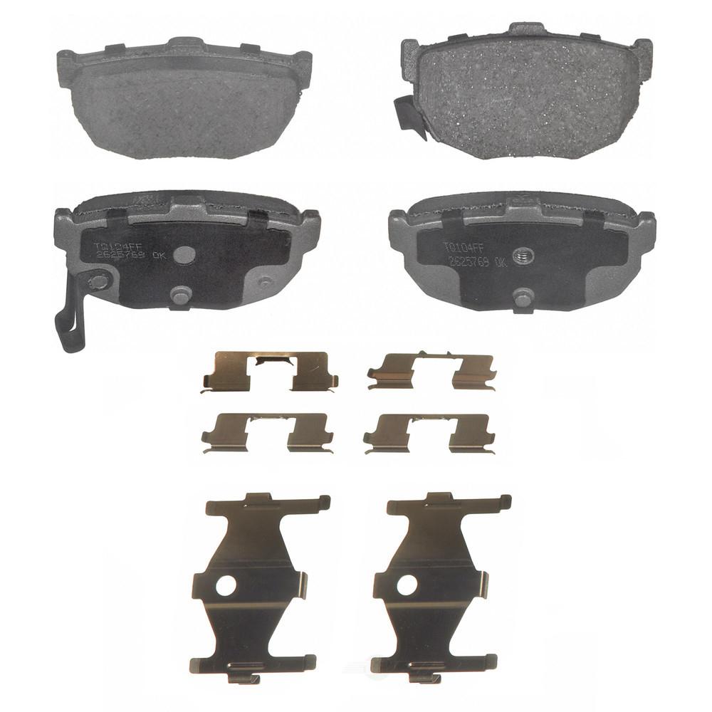 wagner thermoquiet ceramic disc brake pad set