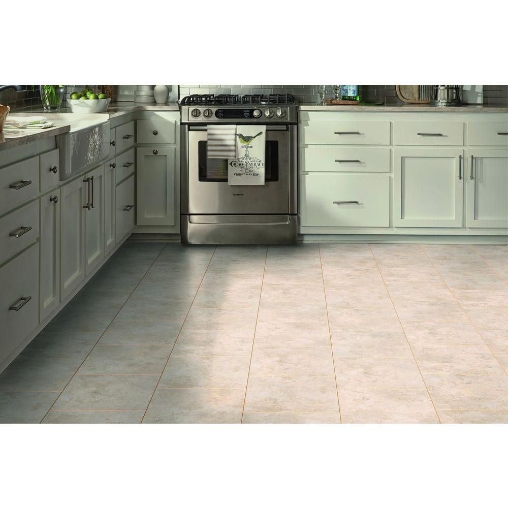 Trafficmaster Travertine 12 In X L And Stick Vinyl Tile 30 Sq Ft Case Ss2380 The Home Depot L And Stick Vinyl Tile 30 Sq Ft