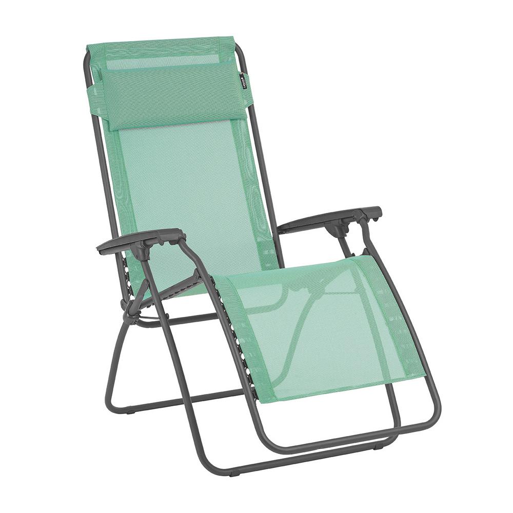 Lawn Chairs Patio The Home Depot R Clip With Steel Frame Folding Zero Gravity Reclining Lawn Chair