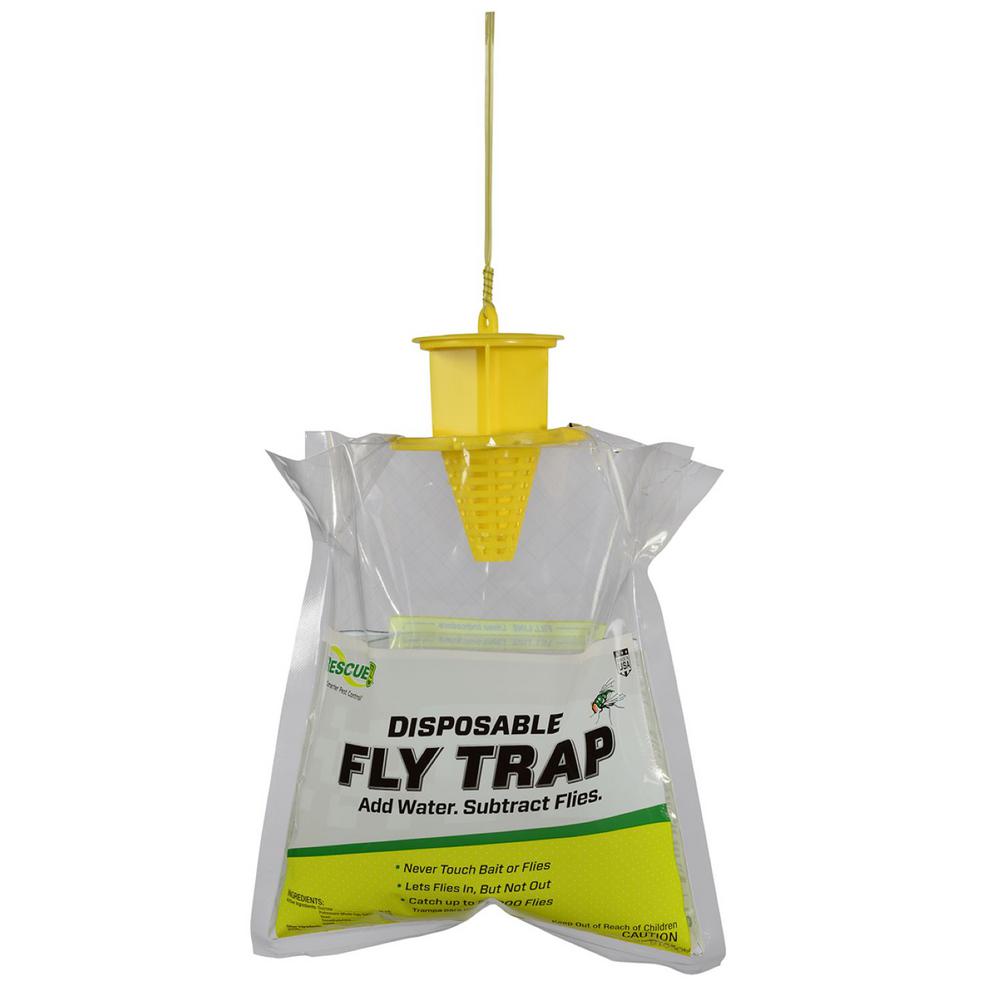 RESCUE Disposable Fly Trap-FTD-DB12 - The Home Depot