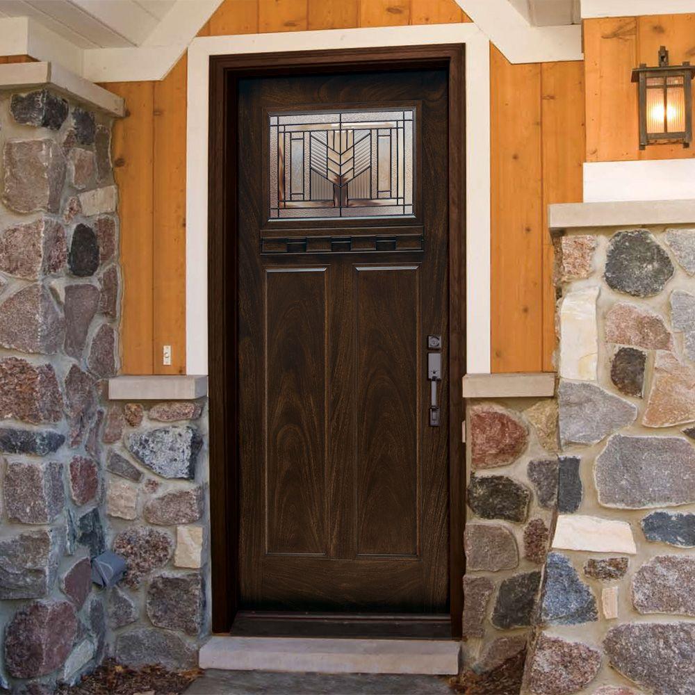 Feather River Doors 37 5 In X 81 625 In Phoenix Patina Craftsman