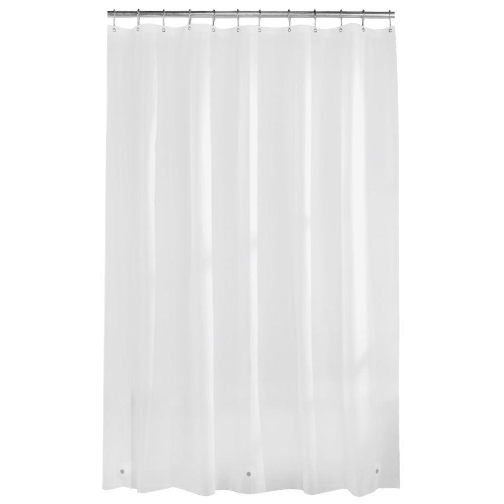 Glacier Bay Peva Um 5 Gauge 70 In W X 72 H Shower Curtain Liner Frosted