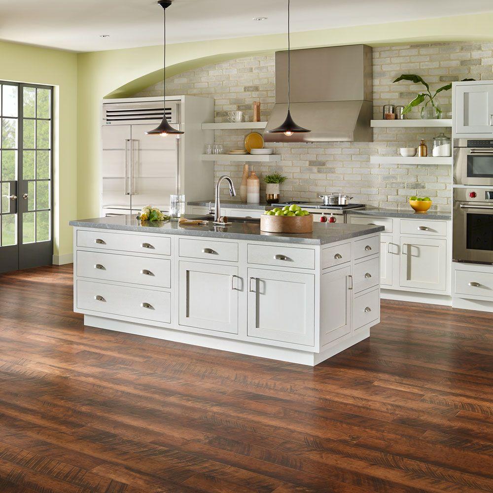 Pergo Outlast Waterproof Antique Cherry 10 Mm T X 6 14 In W X 47 24 In L Laminate Flooring 967 2 Sq Ft Pallet Lf000850p The Home Depot