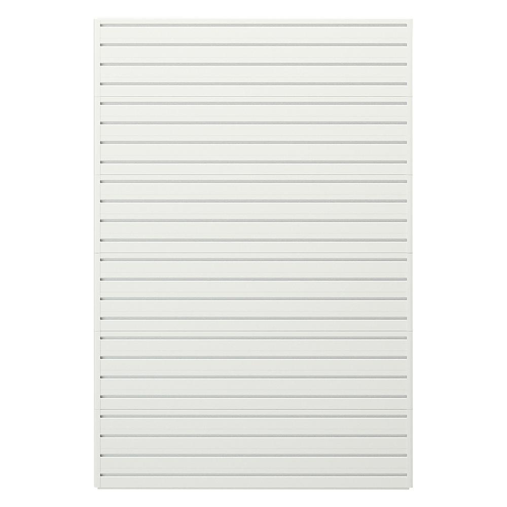Proslat 32 sq. ft. White Wall Panel Kit88102 The Home Depot