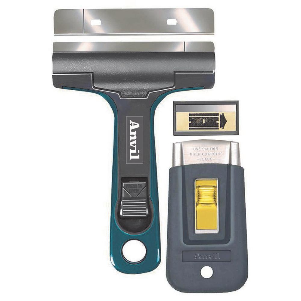 Anvil Glass and Tile Scraper Combo Kit