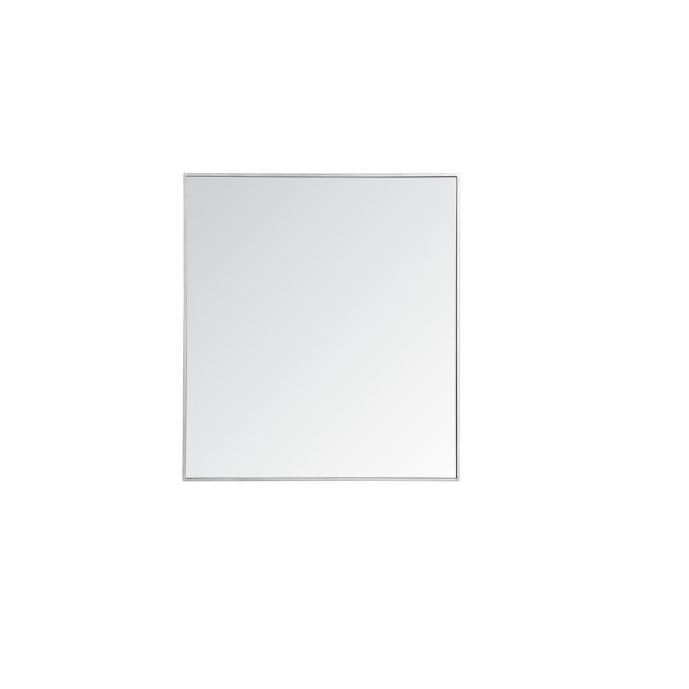 Unbranded Medium Rectangle Blue Modern Mirror (40 in. H x 36 in. W ...