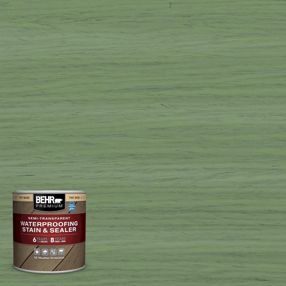 Behr Premium 8 Oz St 132 Sea Foam Semi Transpa Waterproofing Behr Premium 8 Oz St 132 Sea Foam