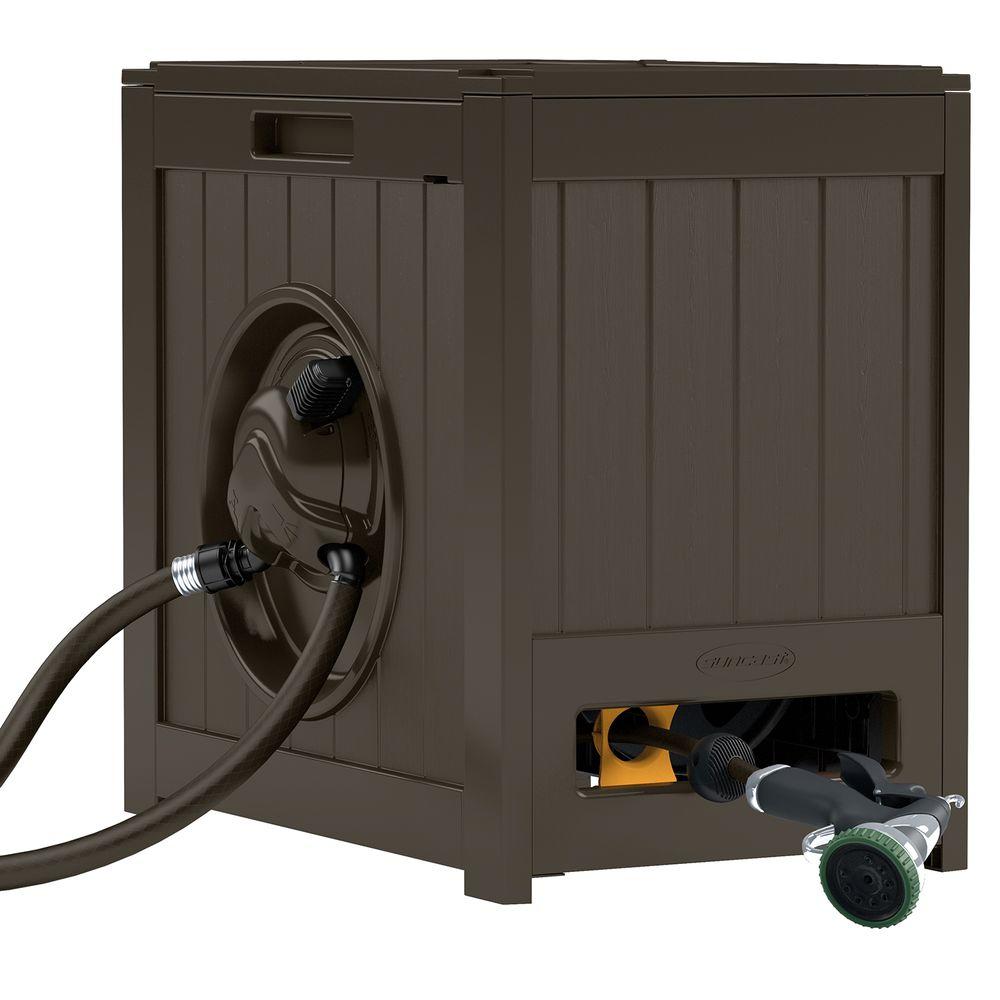 UPC 044365018119 product image for Suncast 125 ft. Aquawinder Auto Rewind Hose Reel, Brown | upcitemdb.com