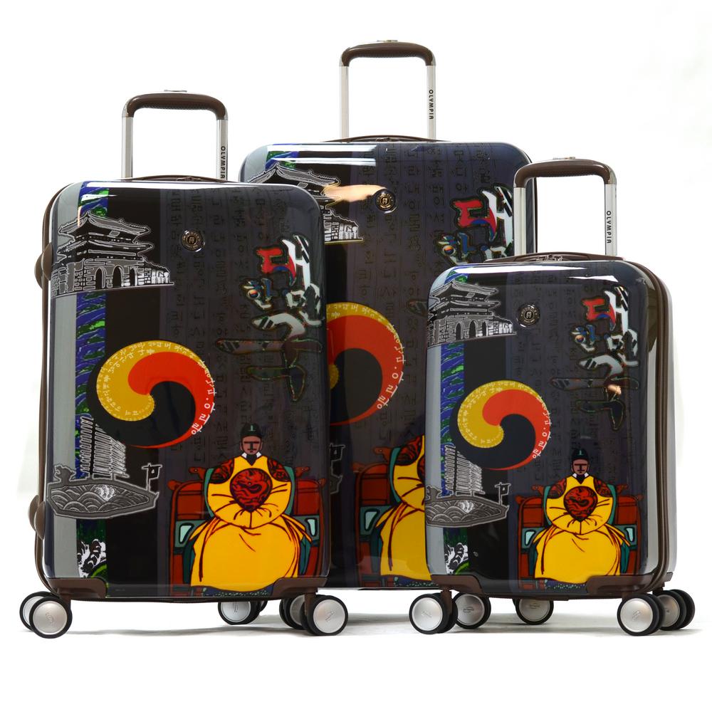 Olympia USA ART Series King Sejong 3-Piece Hard Case Set, Green was $1800.0 now $540.0 (70.0% off)