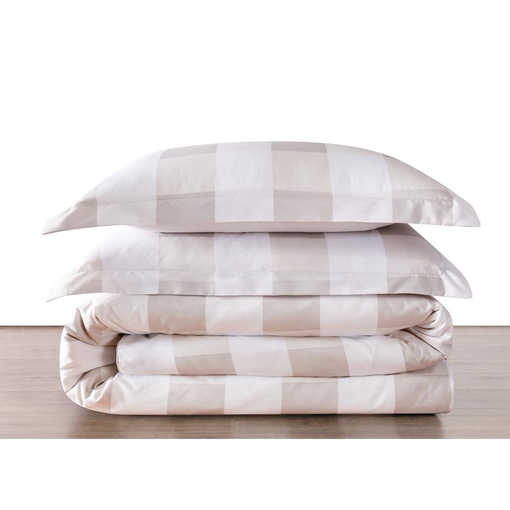 Truly Soft Everyday Brown Tan Buffalo Plaid Khaki Queen Quilt Set Qs2093khfq 2600 The Home Depot - Tan And White Buffalo Check Bedding Truly Soft Everyday Brown Tan Buffalo Plaid Khaki Queen Quilt Set Qs2093khfq 2600 The Home Depot - Tan And White Buffalo Check Bedding