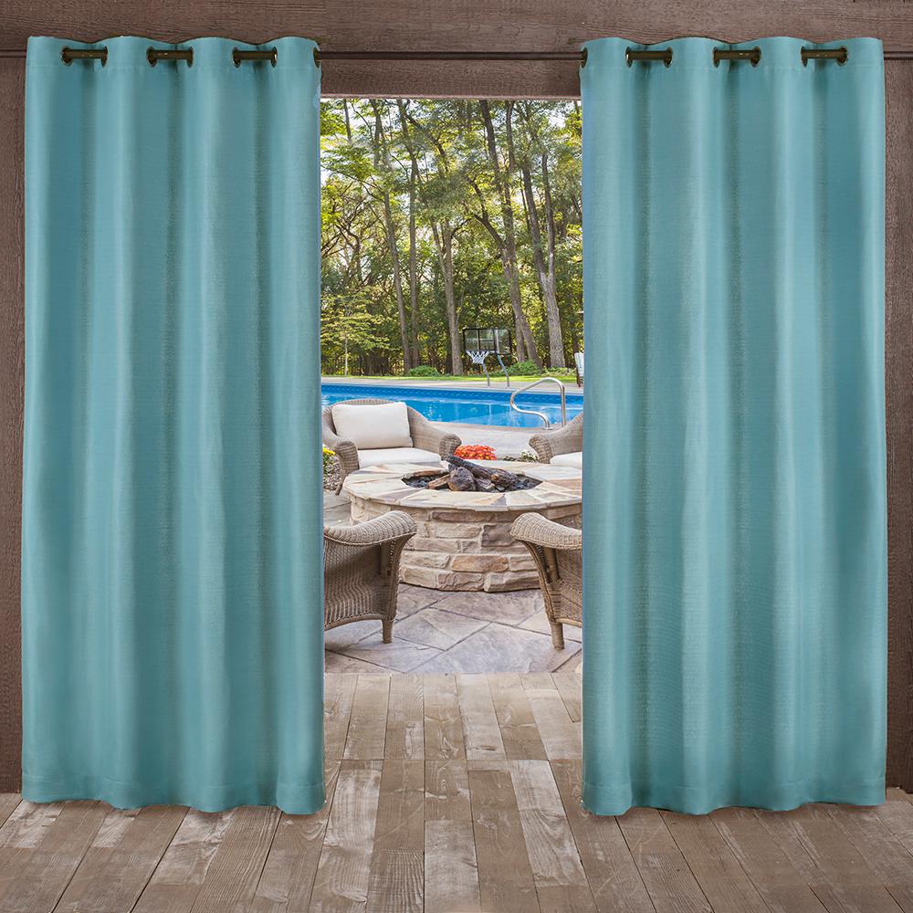 Teal Curtains Window Treatments The Home Depot Teal Curtains Window Treatments