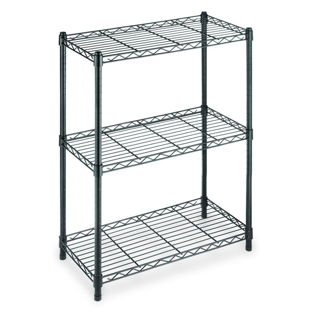 metal wire shelving unit