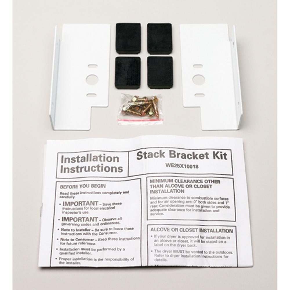 Ge Stacking Kit For Front Load Washer And Dryer Geflstack The Home Depot