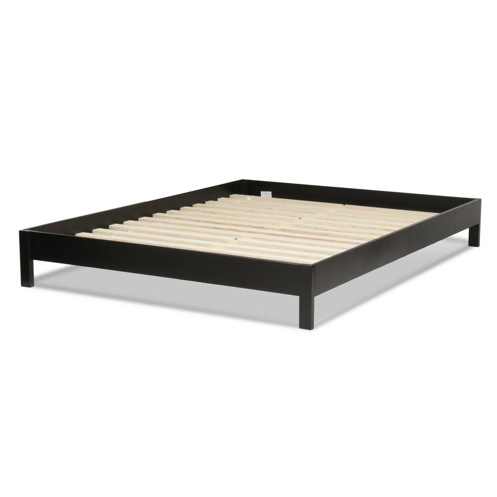 Fashion Bed Group Murray Black King Platform Bed With Wooden Box Frame Fashion Bed Group Murray Black King Platform Bed With Wooden Box Frame