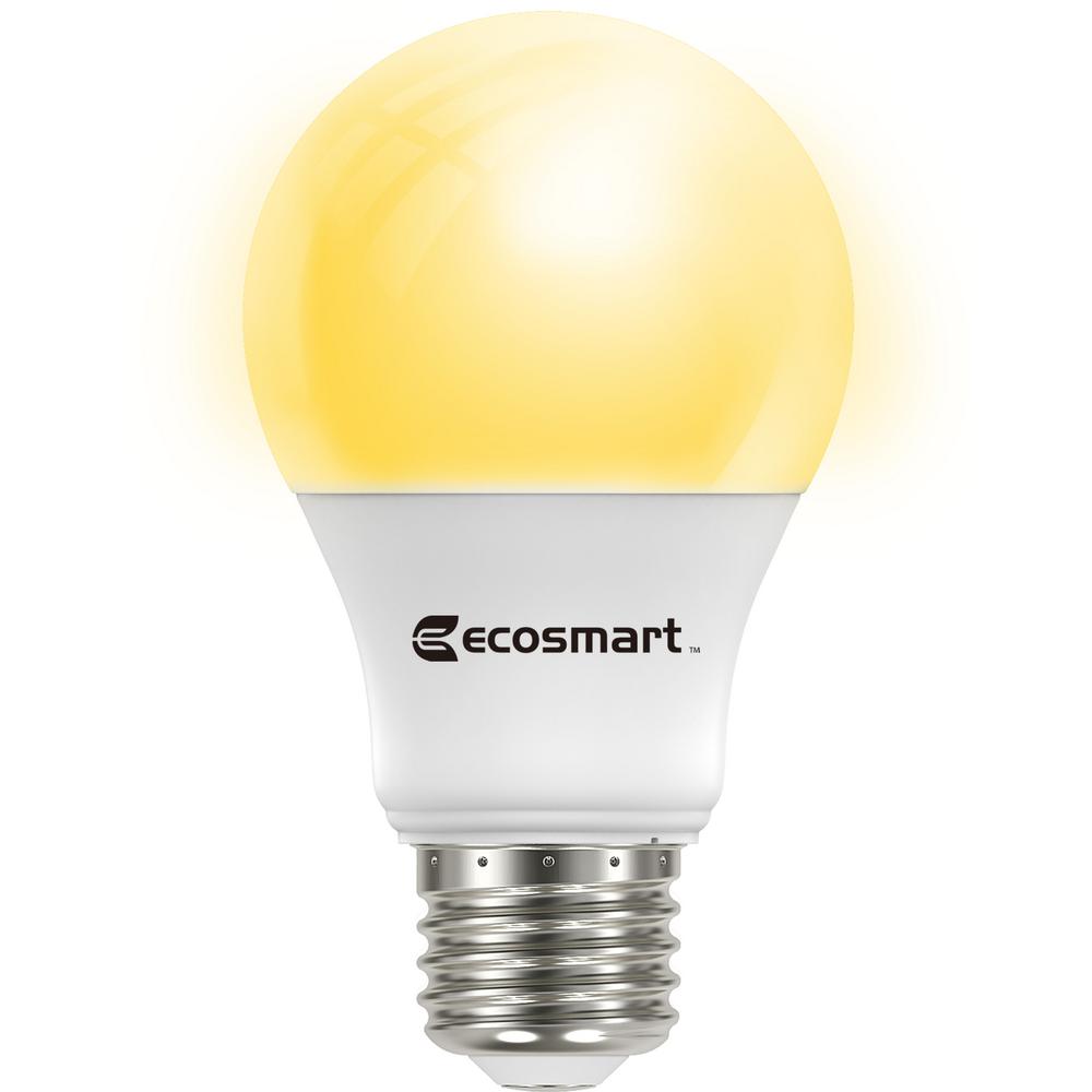 Ecosmart Watt Equivalent Wi Fi And Bluetooth A Smart Led Light Bulb Tunable White Bulb