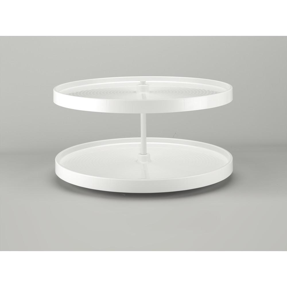 RevAShelf 18 in. H x 32 in. W x 32 in. D White Polymer Full Circle