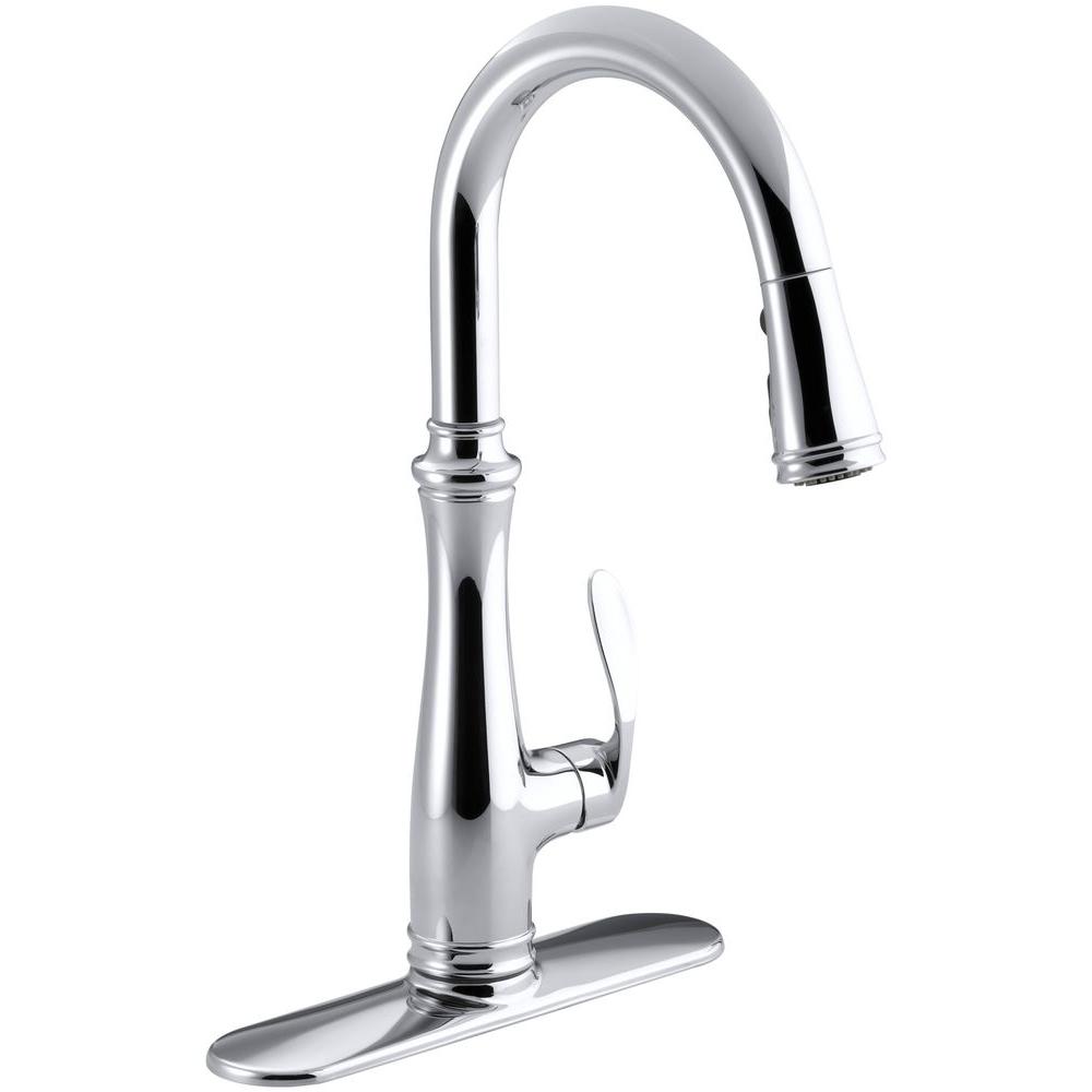 KOHLER Pull Out Faucets Kitchen Faucets The Home Depot