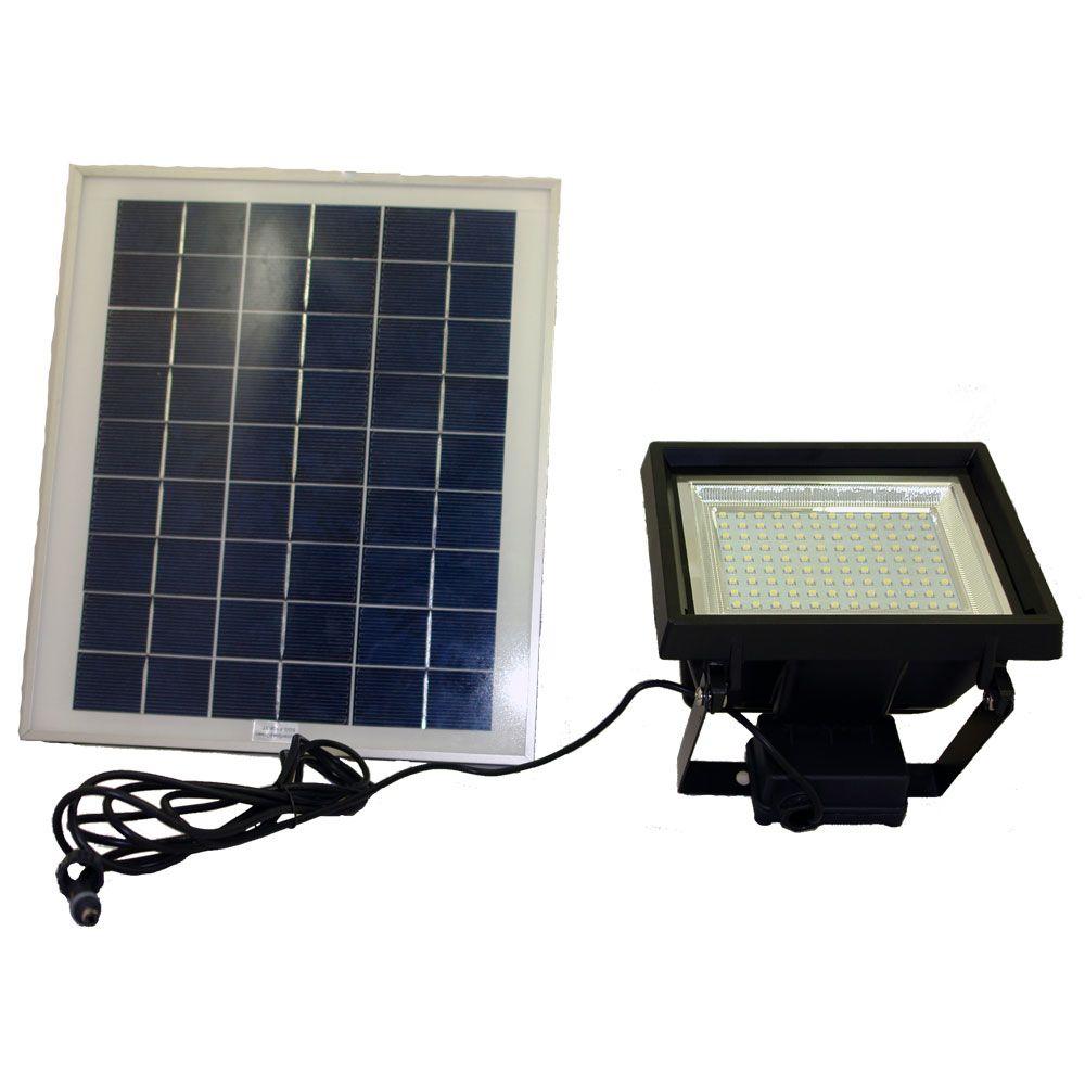 Solar Goes Green Solar Super Bright Black 108-LED Outdoor 