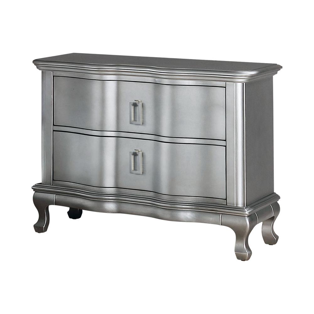 Silver Nightstands Bedroom Furniture The Home Depot
