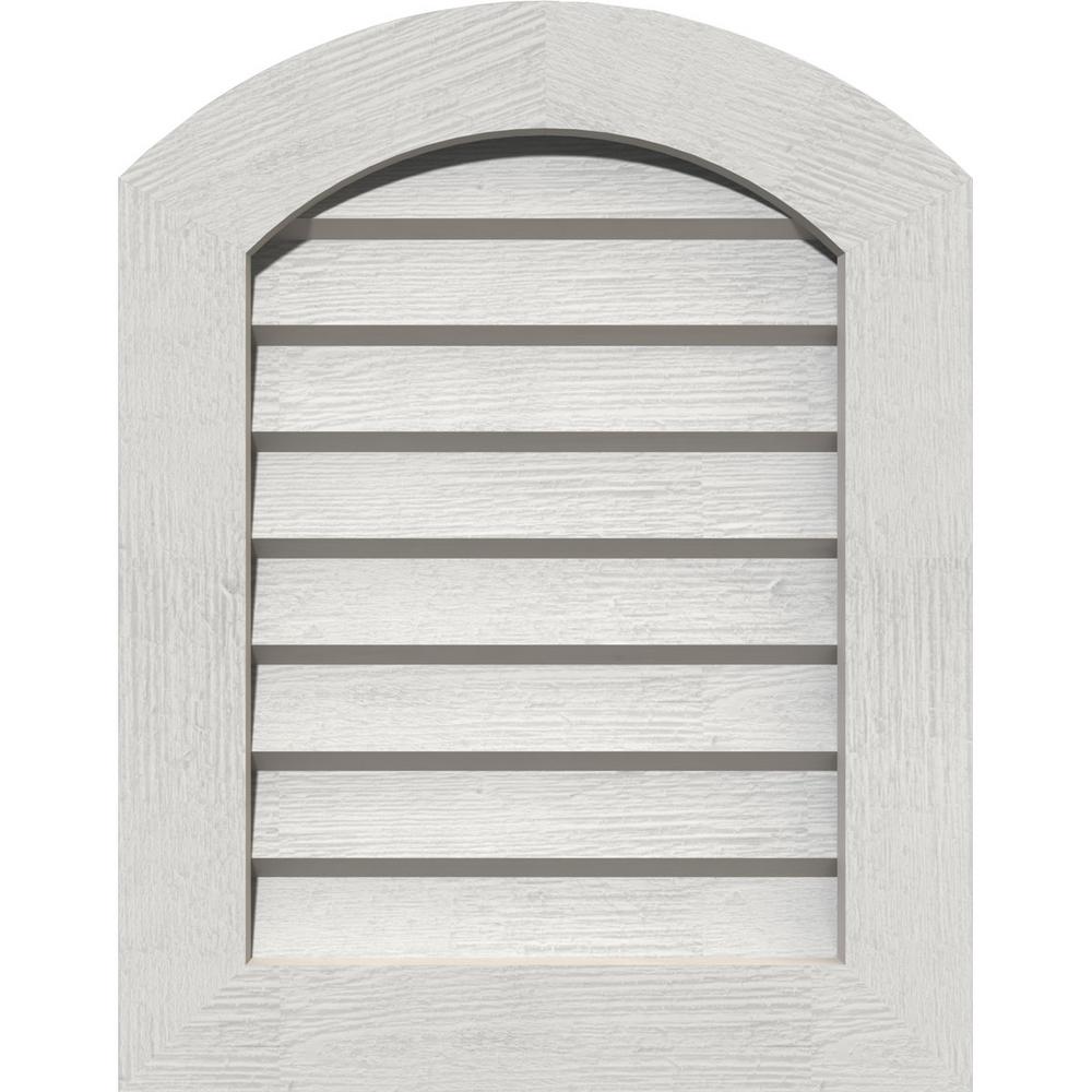 Ekena Millwork 25 In X 35 In Decorative Arch Top Gable Vent With