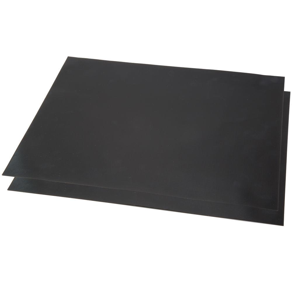 16 in. NonStick Reusable BBQ Grill Mat (2Pack)8230X40 The Home Depot